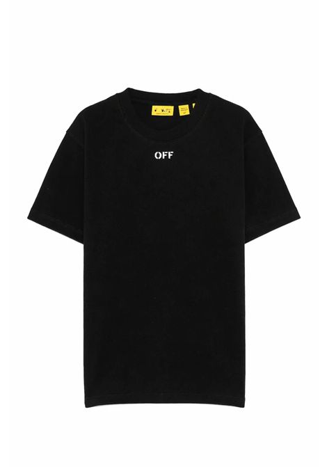 T-shirt con stampa OFF WHITE KIDS | OBAA002S26JER006001